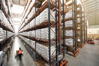 |Warehouse being managed representing Commerce Edge Warehouse Management course